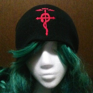 Anime and manga inspired Full Metal Alchemist beanie skull cap