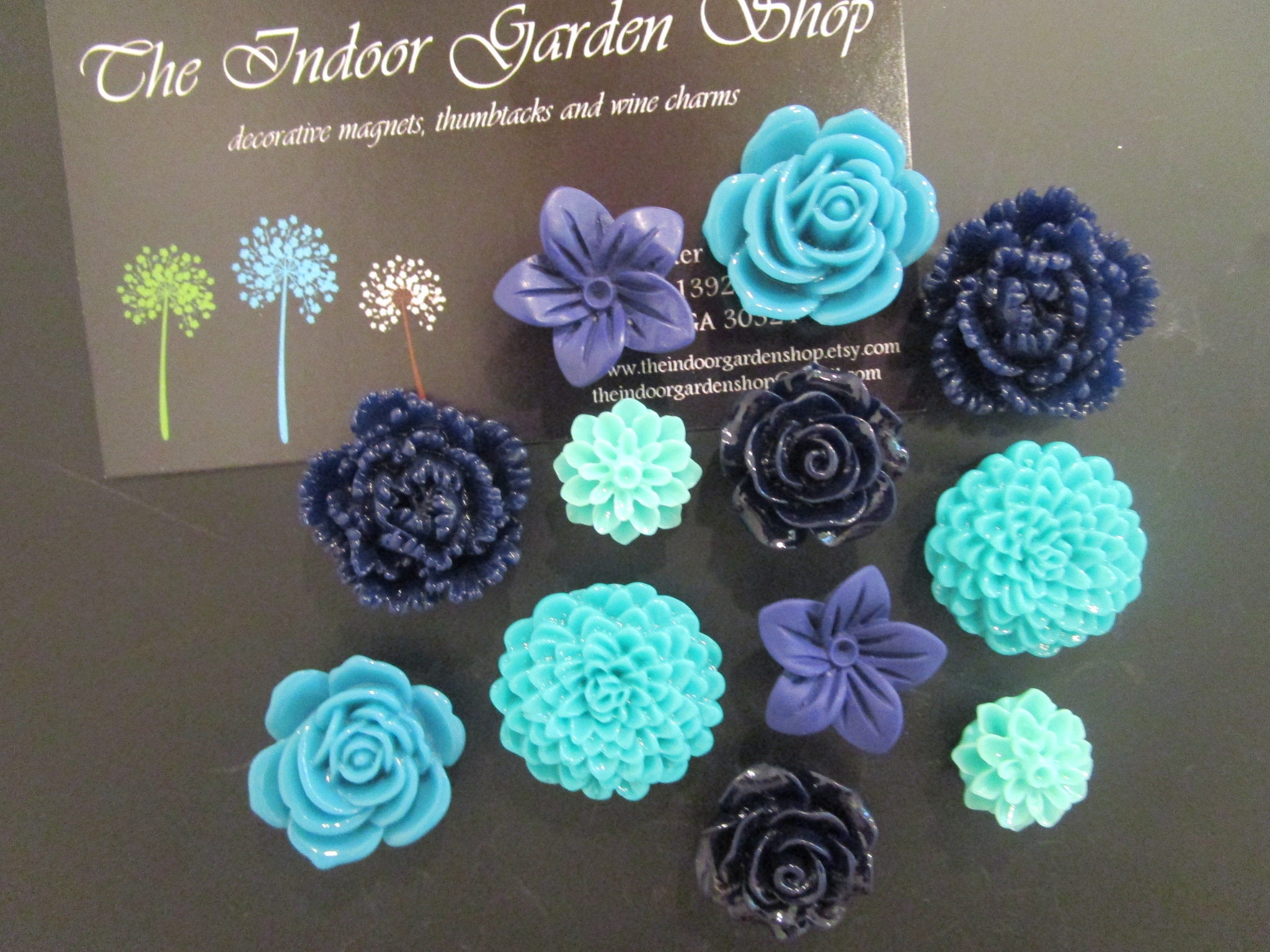 Pretty Fridge 12 Flower Cute Office Supply Etsy