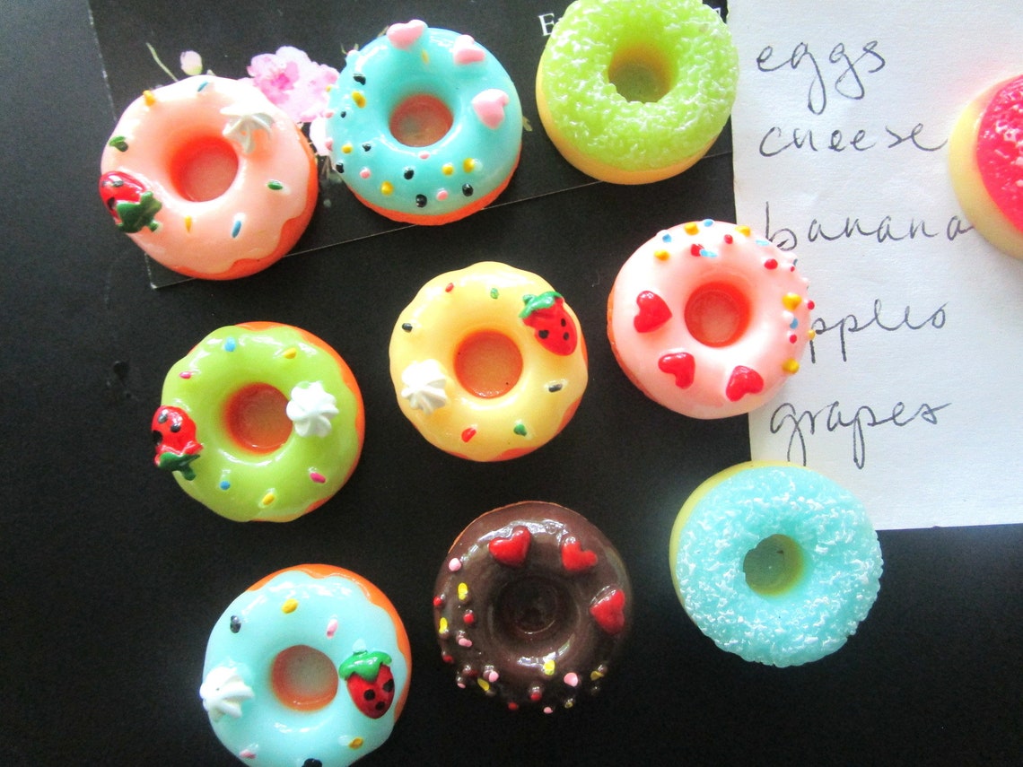 Donut 10 Donut Fridge Cubicle Decor Office Etsy