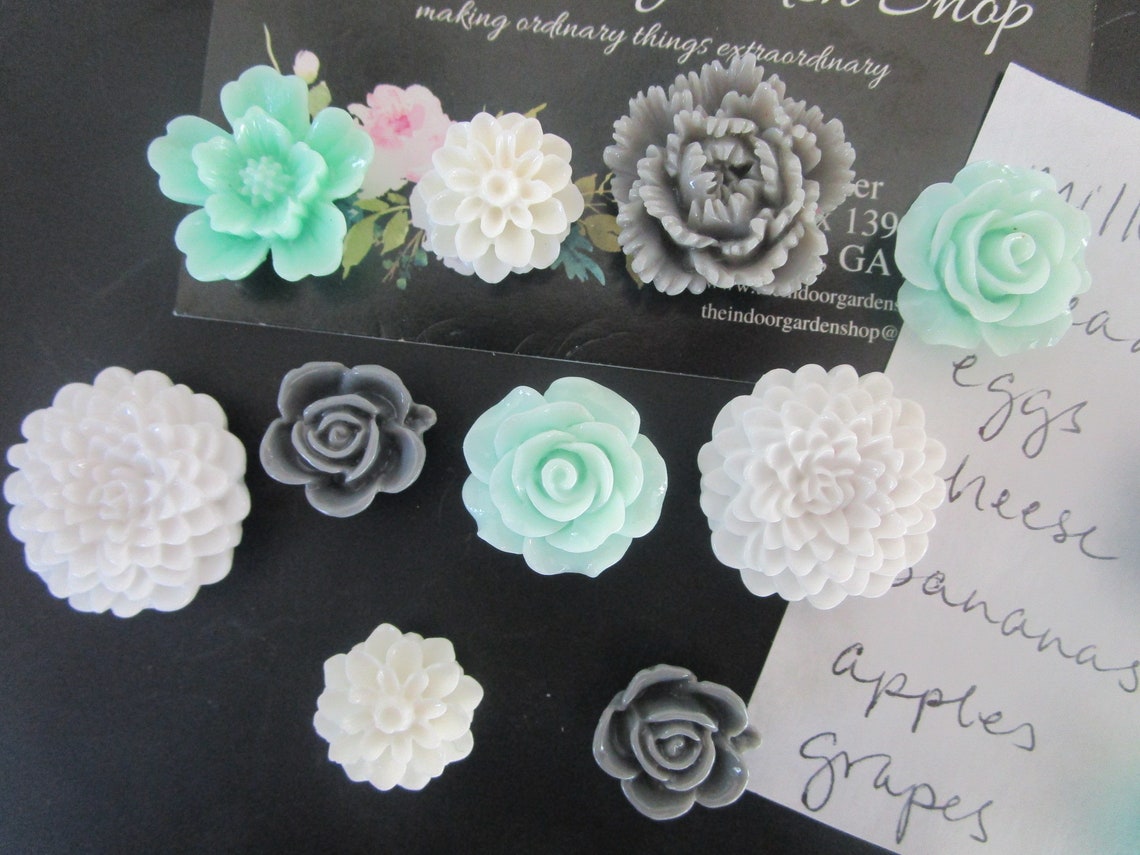 Pretty Set 12 Cute Fridge Decorative Etsy