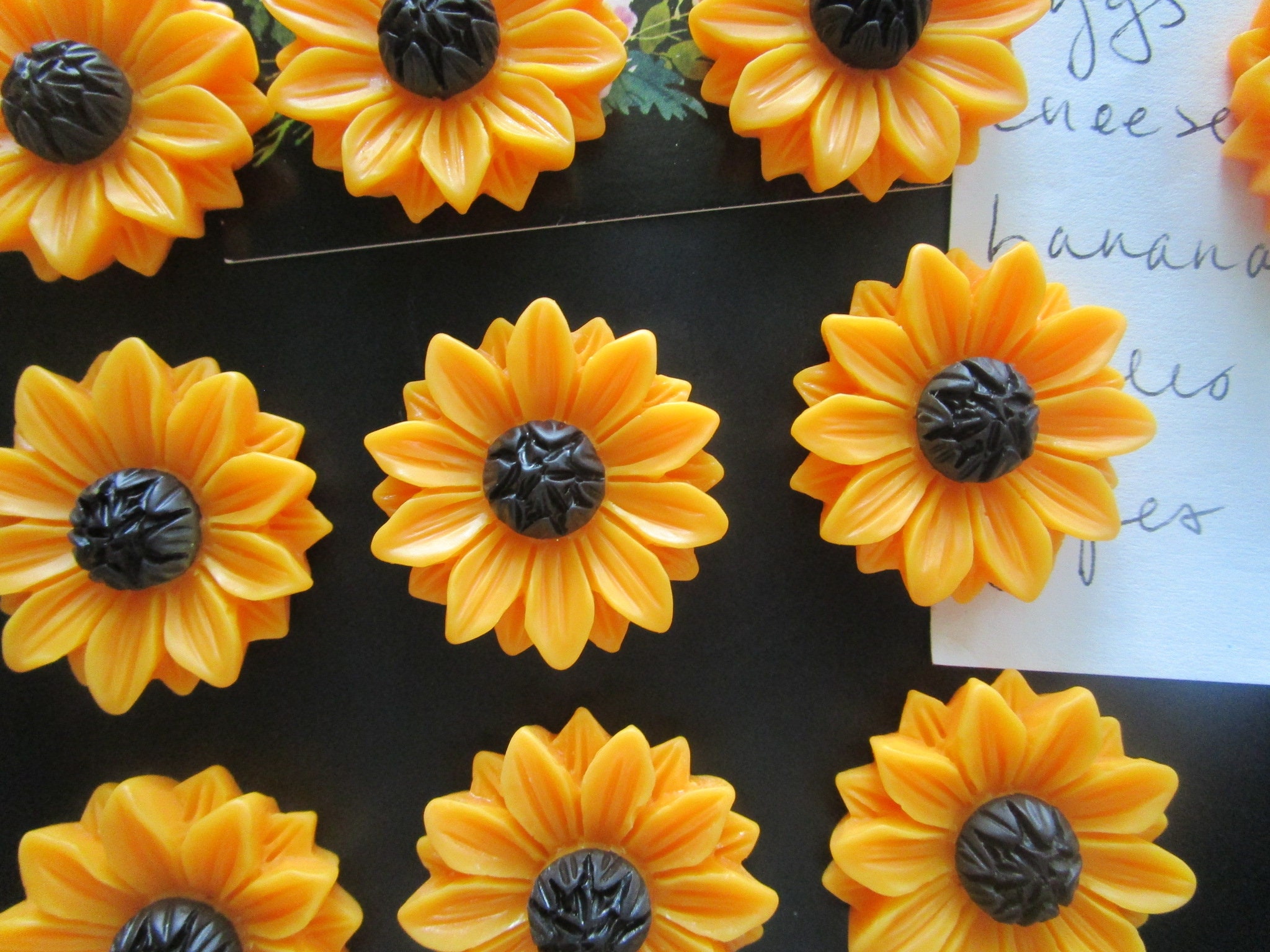 Sunflower 10 Fridge Cubicle Decor Locker Etsy