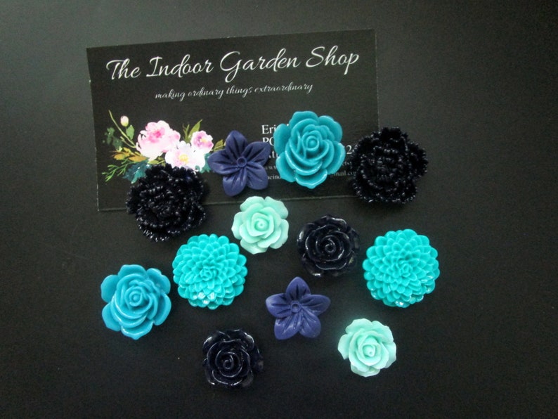 Pretty Fridge 12 Flower Cute Office Supply Etsy