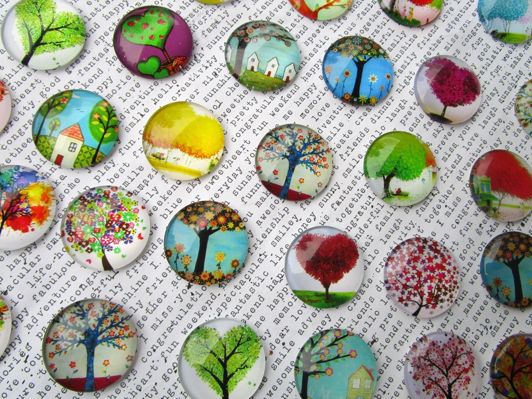 Tree 6 to 12 Strong Fridge 1 Round Etsy