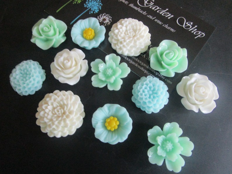 12 Strong Fridge Decorative Flower Etsy