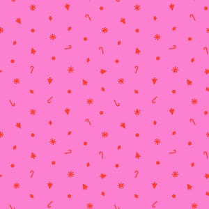 Merry Happy Christmas Confetti in Lipstick| Ruby Star Society