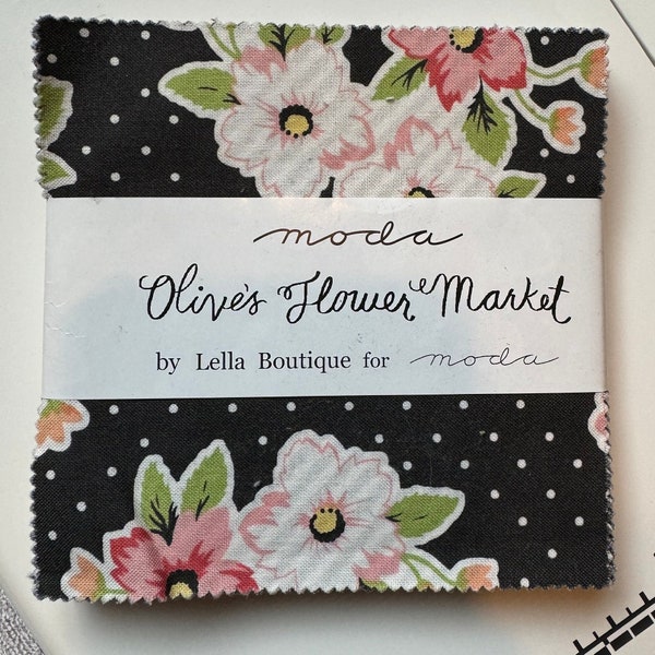 Destash- Olive’s Flower Market Charm Pack