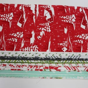 Merry Little Christmas Scrap Bundle- 5&quot;x 10&quot; Cuts by Bonnie and Camille for Moda