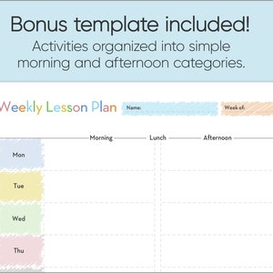 Editable Daily &amp; Weekly Lesson Plan Templates, Lesson Planner Printable ...