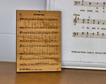 37 Christmas Songs & Hymns Sheet Music - Laser Ready SVG Files - Glowforge