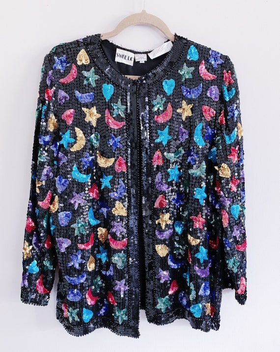 Moon + Stars Beaded Stars Jacket