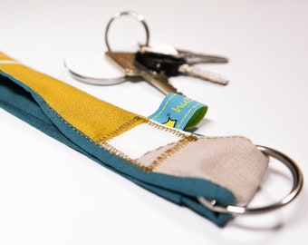KEY BAND, 22 cm long | for KEY CHILDREN | with 30 mm key ring | Gift idea for introduction