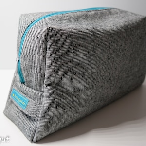 XXL großer KULTURBEUTEL mit Innenfächern, Waschtasche, Kosmetiktasche, GENTLEMAN