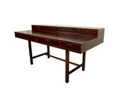 Rosewood Desk Flip Top Desk Danish Modern Peter Lovig Nielsen