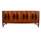 Kipp Stewart Credenza Rosewood Teak Walnut Credenza Calvin Furniture Co Mid Century Modern