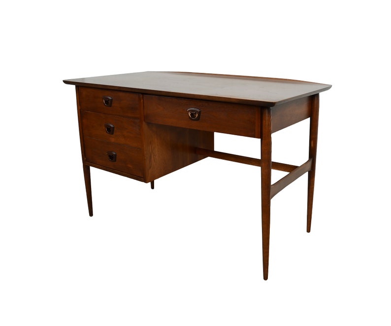 Walnut Desk Bassett Furniture Mid Century Modern
