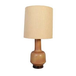 Stoneware Lamp by David Cressey for Architectural Pottery Drip Glaze Mid Century Modern