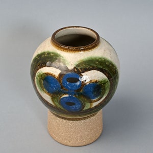 Noomi Backhausen & Poul Brandborg for Søholm Stentøj Bornholm Ceramic Vase Danish Modern image 4