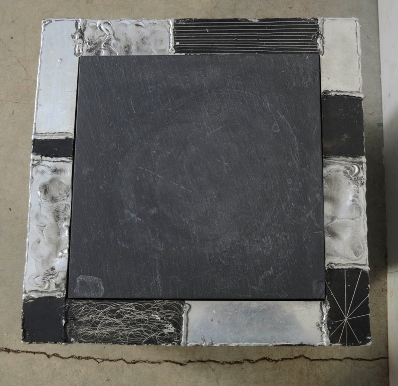 Paul Evans Argente Cube Table Model PE37 Brutalist Mid Century Modern image 9