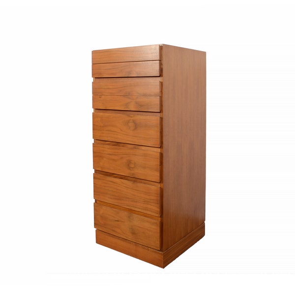 Lingerie Dresser Tall Walnut Dresser made by Vinde Mobler Arne Wahl Iversen Danish Modern