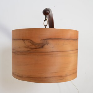 Walnut Wall Lamp Swing Arm Sconce Mid Century Modern image 7