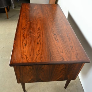 Svend Madsen Rosewood Desk Falster Danish Modern image 5