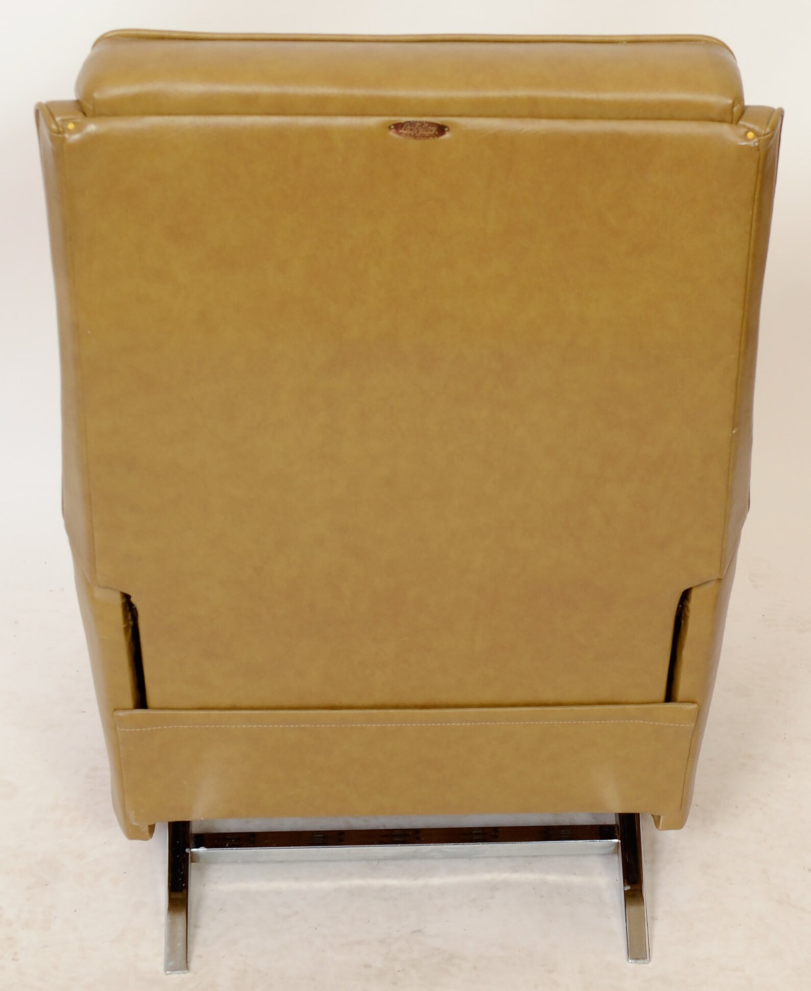 Lazy Boy Recliner Naugahyde with Chrome 1960 Mid Century Etsy