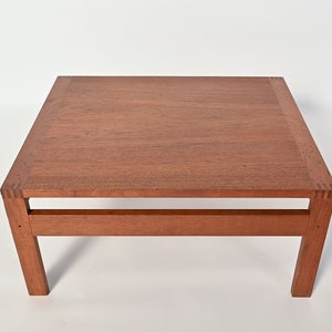 France & Sons Teak Coffee Table Ole Gjerlov-Knudsen and Torben Lind Danish Modern image 2