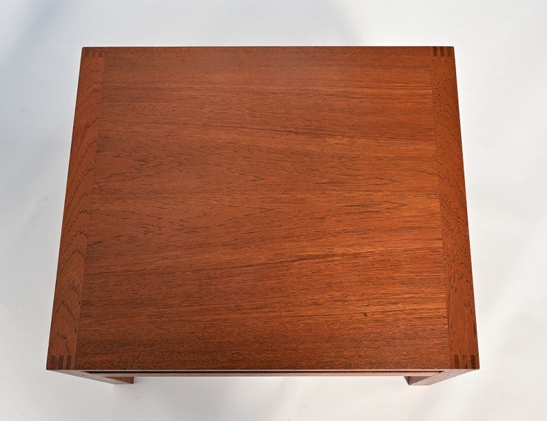 France & Sons Teak Coffee Table Ole Gjerlov-Knudsen and Torben Lind Danish Modern image 5