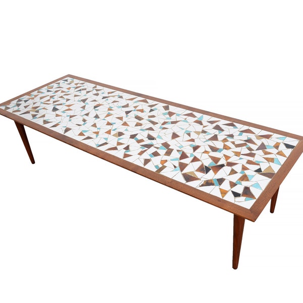Mosaic Tile Top Coffee Table