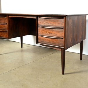 Svend Madsen Rosewood Desk Falster Danish Modern image 2