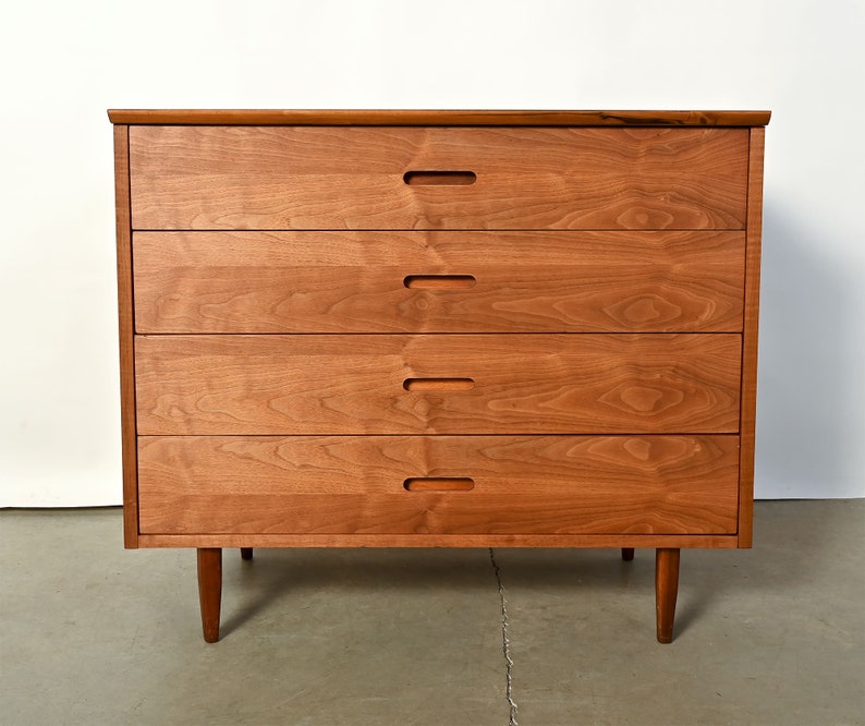 Walnut Dresser Founders Furniture Mid Century Modern image 2