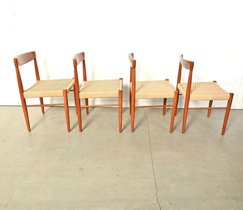 Bramin Teak Dining Chairs Set of 4 H.W. Klein Danish Modern image 6