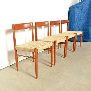 Bramin Teak Dining Chairs Set of 4 H.W. Klein Danish Modern image 5