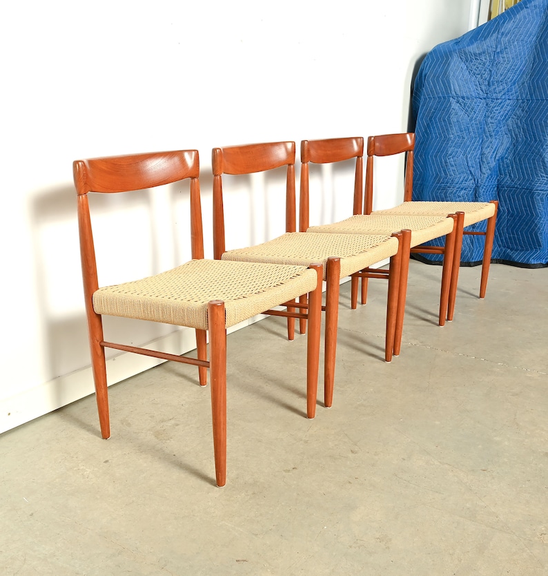 Bramin Teak Dining Chairs Set of 4 H.W. Klein Danish Modern image 5