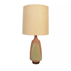 Stoneware Lamp by David Cressey for Architectural Pottery Drip Glaze Mid Century Modern image 1