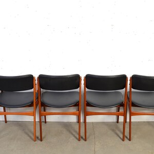 6 Teak Dining Chairs Erik Buch OD Mobler Danish Modern image 4