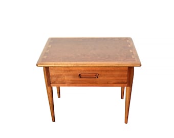 Lane Acclaim Walnut Nightstand  Mid Century Modern