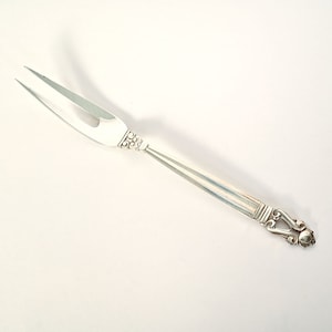 Georg Jensen Acorn Meat Fork 8 inch Danish Modern