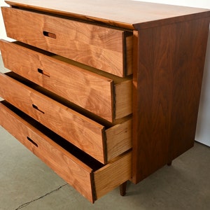 Walnut Dresser Founders Furniture Mid Century Modern image 6