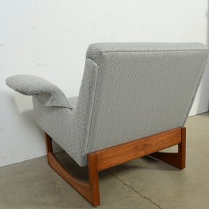 Wing Chair Lounge Chair Milo Baughman Style Mid Century Modern image 5