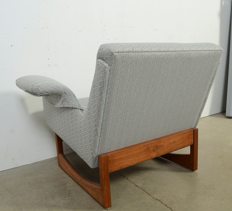 Wing Chair Lounge Chair Milo Baughman Style Mid Century Modern image 5