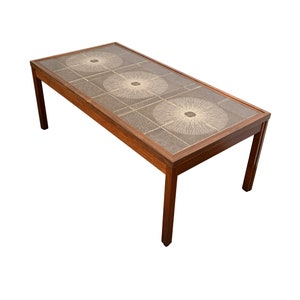 Rosewood Coffee Table Kvalitet Form Funktion Danish Modern Tile Top