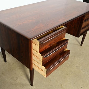 Svend Madsen Rosewood Desk Falster Danish Modern image 7