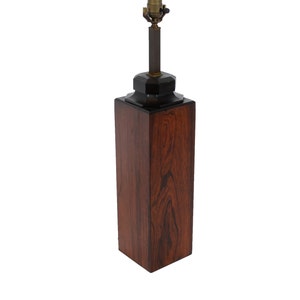 Rosewood  Table Lamp  Danish Modern MCM