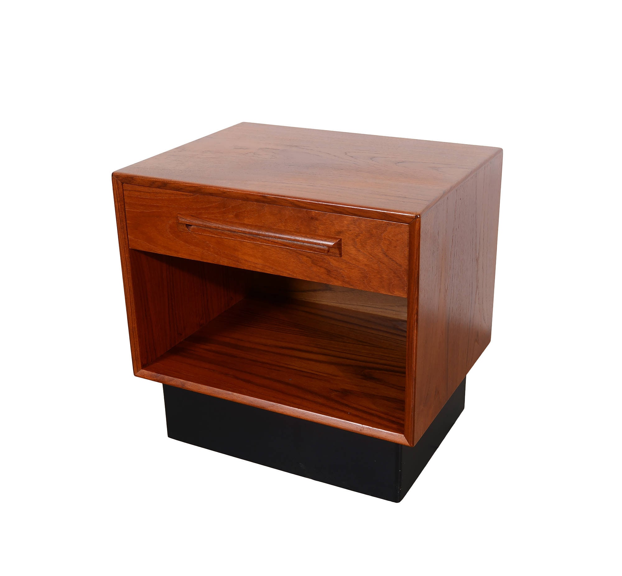 Danish Modern Teak Night Stand Westnofa Mid Century Modern Etsy