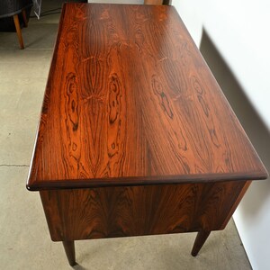 Svend Madsen Rosewood Desk Falster Danish Modern image 3