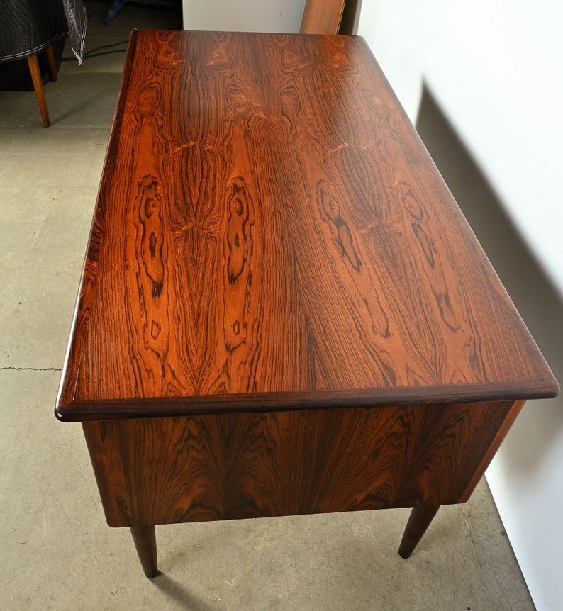 Svend Madsen Rosewood Desk Falster Danish Modern image 3