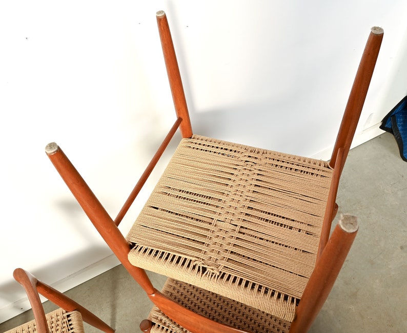 Bramin Teak Dining Chairs Set of 4 H.W. Klein Danish Modern image 8