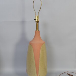 Stoneware Lamp by David Cressey for Architectural Pottery Drip Glaze Mid Century Modern image 2