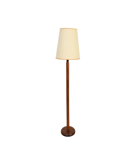 Teak Floor Lamp Danish Modern Mid Century